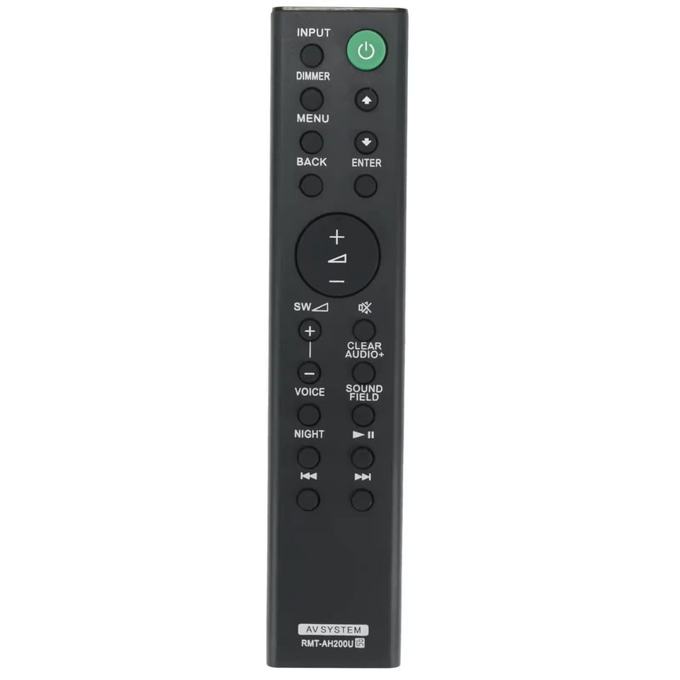 Genuine Remote for Sony Sound Bars - Used