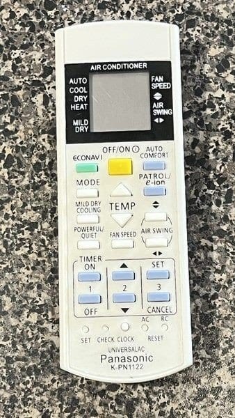 New Replacement Universal Panasonic Air conditioner Remote Control - New - Image 3