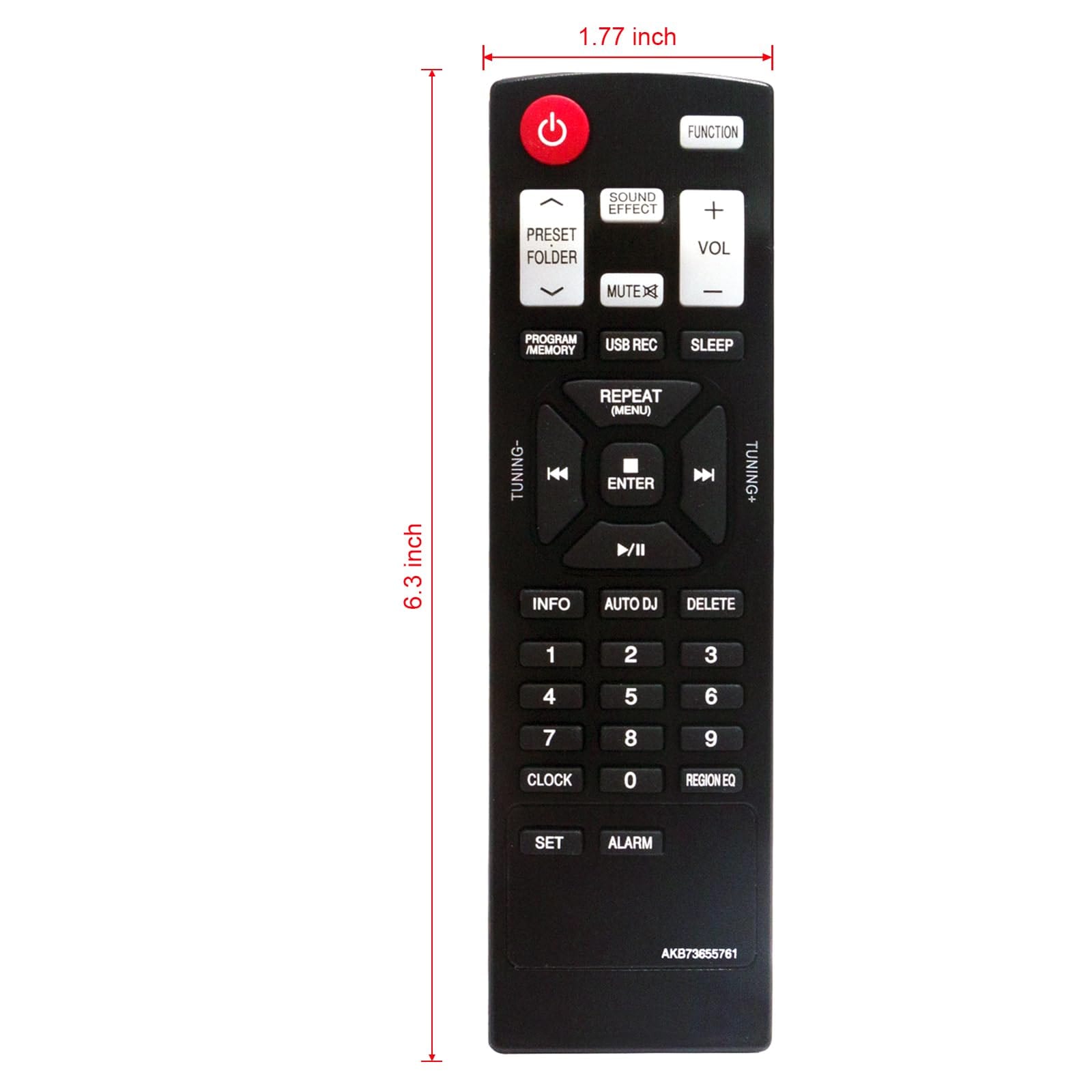 LG Sound Bar Speaker Remote Control - AKB73655761 - New