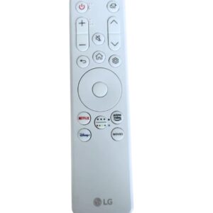 Genuine LG MONITOR SMART REMOTE SLIMLINE (WHITE) - AKB76044716 - New